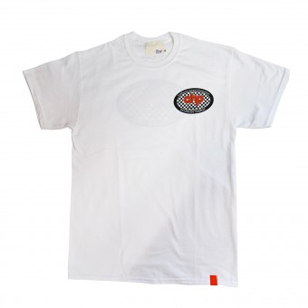 CHP x Tony Taiz sunコラボTシャツ　チェッカー　ホワイト