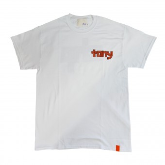 CHP x Tony Taiz sunコラボTシャツ　ラフロゴ　ホワイト